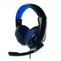 Steelplay HP41 galvas austiņas ar vadu, spēļu, melnas, zilas