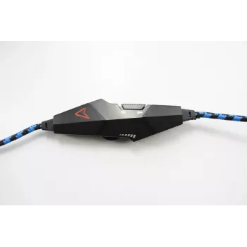 Steelplay HP41 galvas austiņas ar vadu, spēļu, melnas, zilas