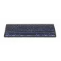 Bezvadu tastatūra Gembird KB-BTRGB-01-DE Bluetooth QWERTZ melna