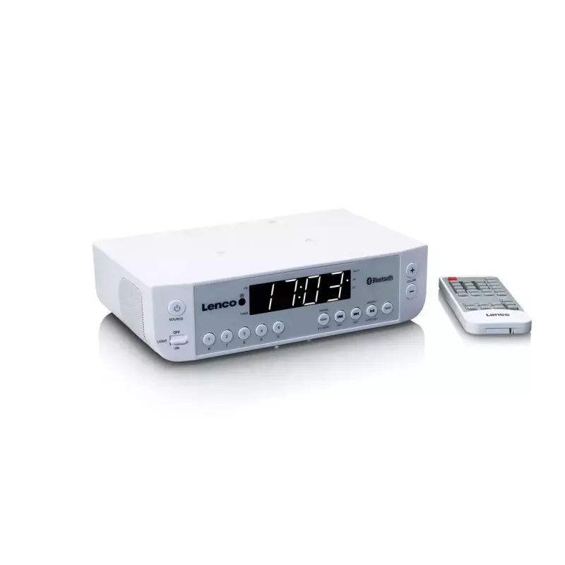 Radio modinātājs Lenco KCR-100 balts