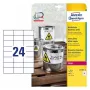 Pašlīmējošā printera etiķete Avery L4718-20