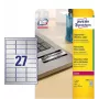 Pašlīmējošā etiķete Avery L6011-20 Noapaļots taisnstūris