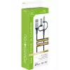 USB kabelis Schwaiger LKU 100 1.5m USB 2.0 A Micro-USB B Melns Sudrabs