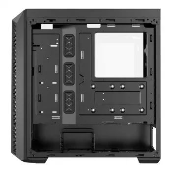 Korpuss COOLER MASTER MASTERBOX 520 MESH BLACKOUT EDITION MidiTower melns