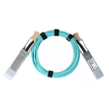 BlueOptics MFA1A00-C001-TG-BO QSFP28 InfiniBand aktīvais optiskais kabelis 1m Tirkīza
