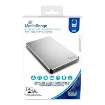 Ārējais cietais disks MediaRange 2TB 3.2 Gen 1 MR997