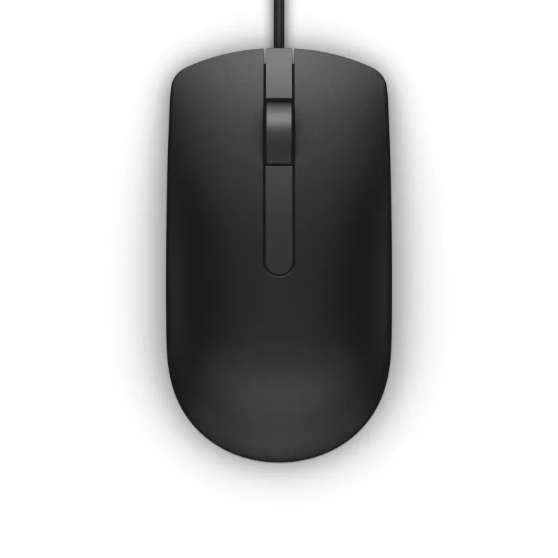 DELL MS116 optiskā pele, ambidekstrāla, USB-A, 1000 DPI