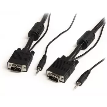 StarTech.com 5 m koaksiālais VGA kabelis ar audio HD15 vīriešu/vīriešu