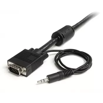 StarTech.com 5 m koaksiālais VGA kabelis ar audio HD15 vīriešu/vīriešu