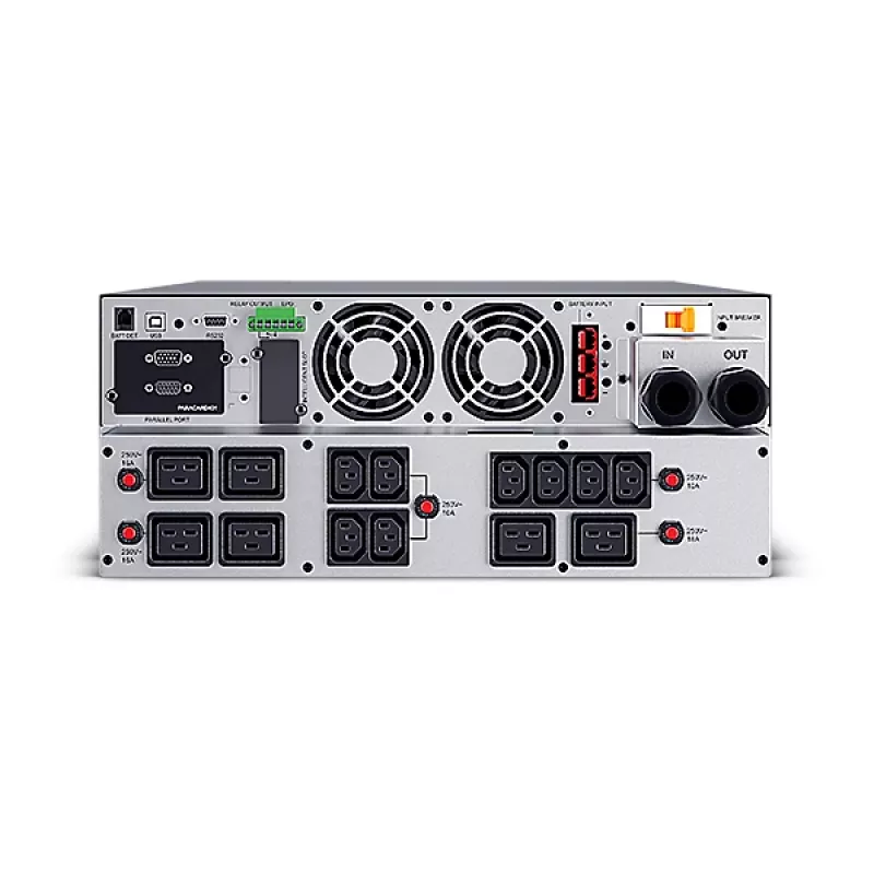 CyberPower OLS4KERT4UA-IEC nepārtrauktās barošanas avots (UPS) Double-conversion (Online) 4 kVA 3800 W 15 AC kontaktligzdas