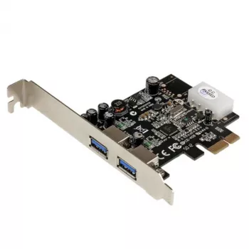 StarTech.com 2 portu PCI Express (PCIe) SuperSpeed USB 3.0 kartes adapteris ar UASP - LP4 barošana