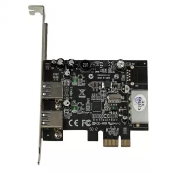 StarTech.com 2 portu PCI Express (PCIe) SuperSpeed USB 3.0 kartes adapteris ar UASP - LP4 barošana