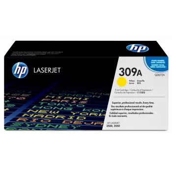 HP 309A dzeltena oriģinālā lāzerprintera tonera kasetne 1 gab.