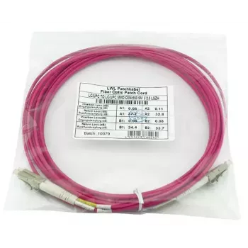 BlueOptics QK736A-BO InfiniBand optiskā šķiedras kabelis 30 m LC violeta