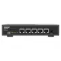 QNAP QSW-3205-5T tīkla slēdzis Nepārvaldāms 10G Ethernet (100/1000/10000) Galddators Melns