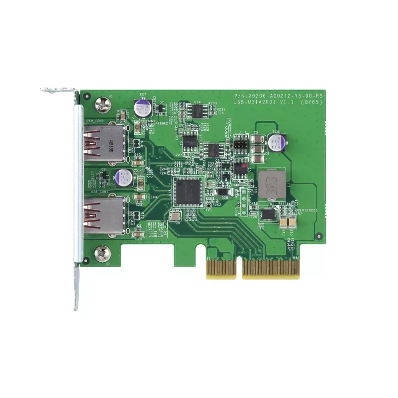 QNAP QXP-10G2U3A interfeisa karte/adapters iekšējais USB 3.2 Gen 2 (3.1 Gen 2)