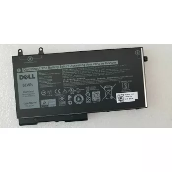 Dell Latitude 5400 5410 5500 5510 Precision 3540 3550 Inspiron 7590 7591 7791 2-in-1 sērijas oriģinālā akumulatora baterija 11.4V 51Wh (0R8D7N, 1V1XF, 4GVMP, RF7WM, 9JRYT, X77XY, C5GV2, W8GMW)