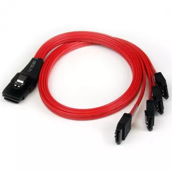 StarTech.com 50cm SFF-8087 uz 4x SATA - iekšējais Mini SAS uz SATA reversais kabelis
