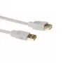 ACT USB 2.0 pagarinātājs A vīrišķais - A sievišķais, ziloņkaula, 3 m