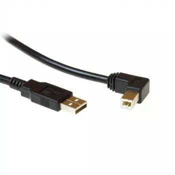 ACT USB 2.0 A tēviņš - USB B tēviņš (leņķa) 1,80 m, SB2408