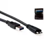 ACT SB3028 USB 3.0 A vīriešu - USB micro B vīriešu kabelis 0.50 m