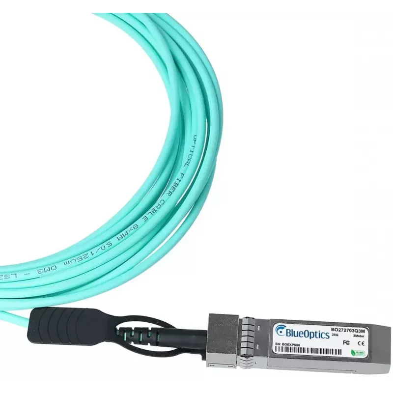 BlueOptics SFP28-AOC-3M-PS-BO aktīvais optiskais kabelis 3m SFP28 vīriešu/vīriešu