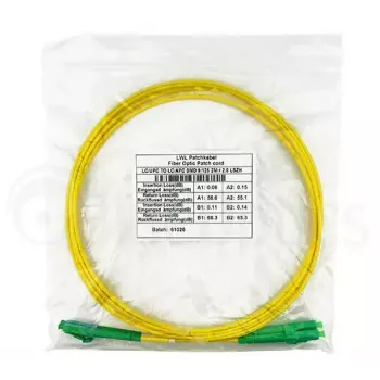 BlueOptics SFP3131BU2MM InfiniBand optiskā šķiedras kabelis 2 m LC dzeltens