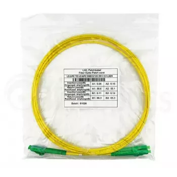 BlueOptics SFP3131BU5MM InfiniBand optiskā šķiedra kabelis 5 m LC Dzeltens