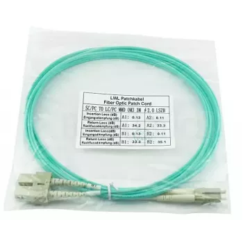 BlueOptics SFP3132EU15MK InfiniBand optiskās šķiedras kabelis 15 m LC Aqua