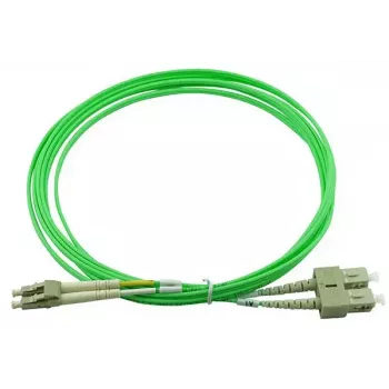 Šķiedru optikas kabelis BlueOptics SFP3132GU50MK LC SC OM5 50 m Piparmētra
