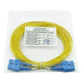 BlueOptics SFP3232BU50MK InfiniBand optiskā šķiedra kabelis 50m SC dzeltens