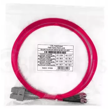 BlueOptics SFP3233FU1MK InfiniBand optiskās šķiedras kabelis 1 m SC ST OM4