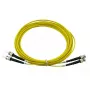 Šķiedru optikas kabelis BlueOptics SFP3333BU7.5MK 7,5 m ST Dzeltens