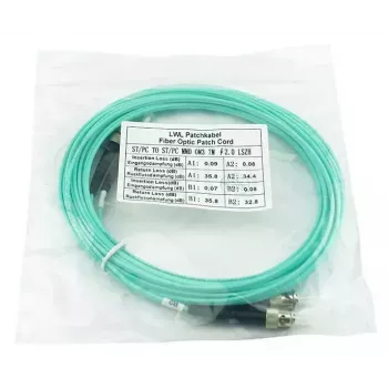 BlueOptics SFP3333EU50MK InfiniBand optiskās šķiedras kabelis 50 m ST Aqua