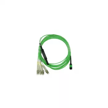 Šķiedru optikas kabelis BlueOptics SFP5141GU7.5MKB MPO 4x LC OM5 7,5 m Laims