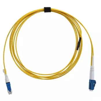 Šķiedru optikas kabelis BlueOptics SFP9131BU5MK CS LC OS2 5 m Dzeltens