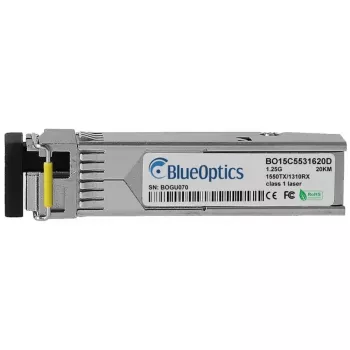 BlueOptics SFP-BXD53-20KM-MR-BO SFP raidītājmodulis optiskajai šķiedrai, 1250 Mbit/s