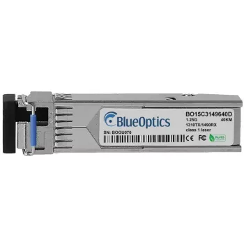 SFP raidītāja modulis BlueOptics SFP-GIG-BX-U40-BO 1250 Mbit/s 1310 nm