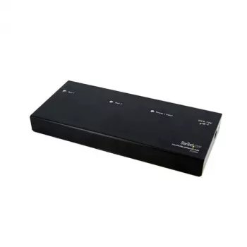 StarTech.com DVI video sadalītājs ar audio, 2 porti, 1920x1200, melns, alumīnijs