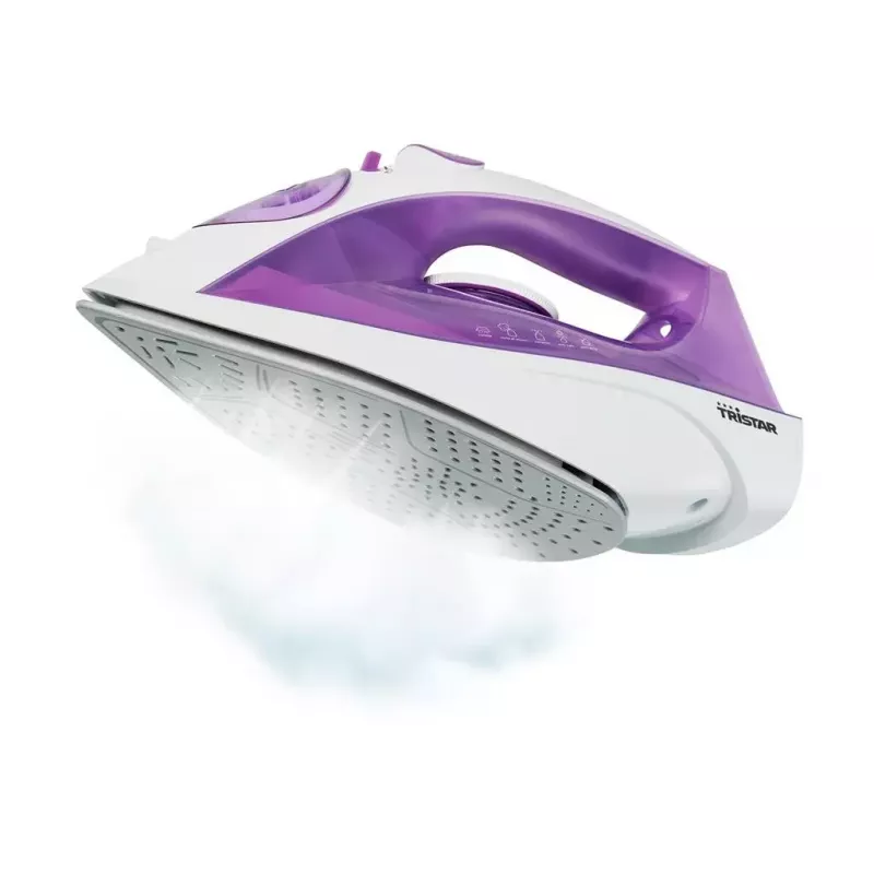 Sausais un tvaika gludeklis Tristar ST-8350 ar keramikas zoli, 2200 W, violeta