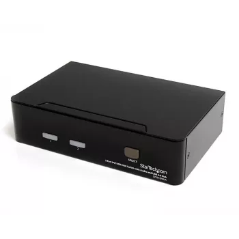 StarTech.com 2 Portu DVI USB KVM Slēdzis ar Audio un USB 2.0 Hubu
