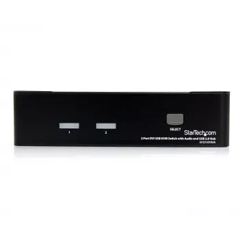 StarTech.com 2 Portu DVI USB KVM Slēdzis ar Audio un USB 2.0 Hubu