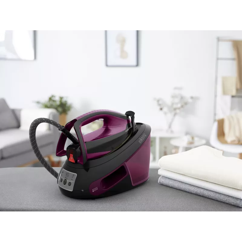 Tefal Express Vision SV8152 2800 W 1.8 L Durilium AirGlide Autoclean gludeklis violets, melns