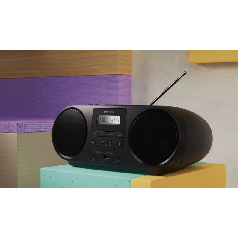 Philips TAZ6000/10 pārnēsājams CD atskaņotājs Melns