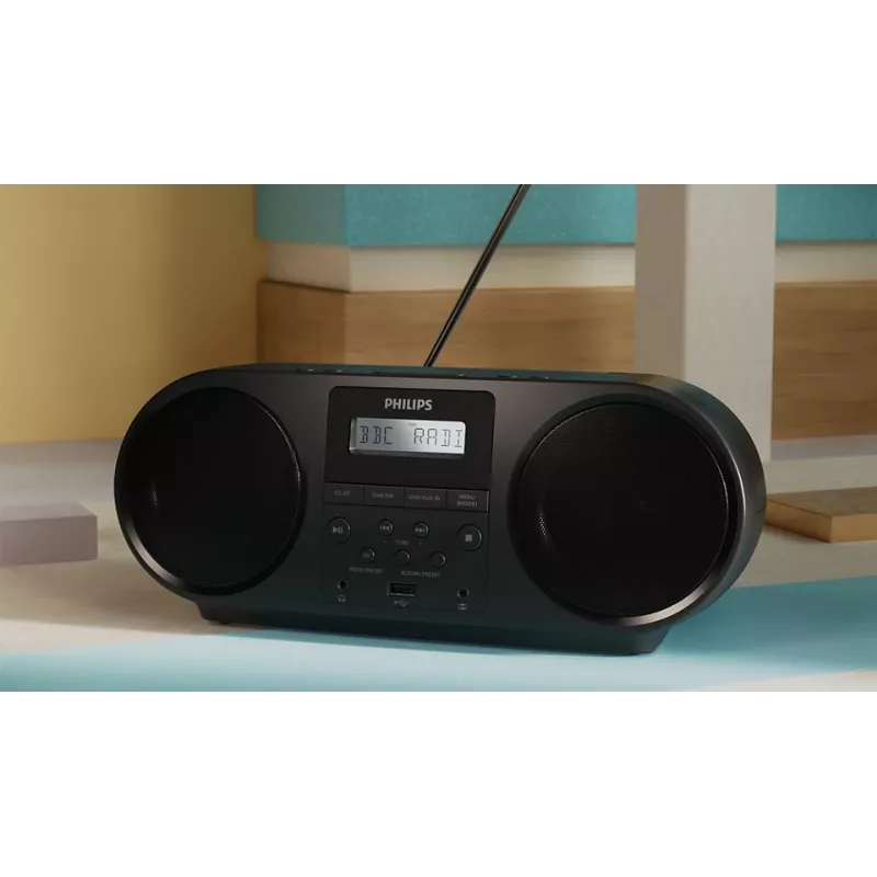 Philips TAZ6000/10 pārnēsājams CD atskaņotājs Melns