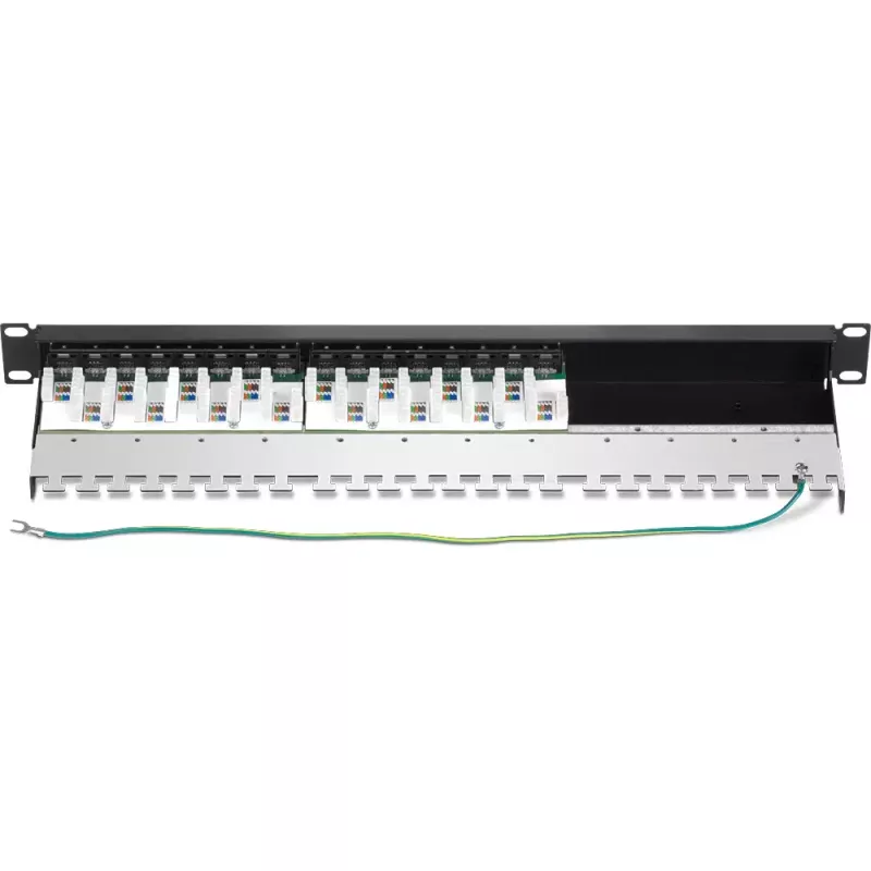 Patch Panel 1U TRENDNET TC-P16C6AS 16 portu Cat6A ekranēts