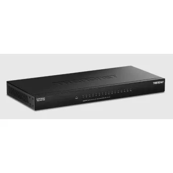 Nepārvaldāms slēdzis Trendnet TEG-S3160 16 porti 2.5G Ethernet galddators Melns