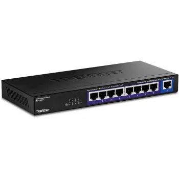 TRENDnet TEG-S591 nekonfigurējams 8 portu 2.5G Ethernet slēdzis, 100/1000/2500, 60 Gbit/s, MAC tabula 4000, sienas montāža