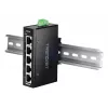 TRENDnet TI-ELC50 Ne pārvaldīts 5-portu Fast Ethernet tīkla slēdzis (10/100), 9.6–60V, sienas/DIN-sliedes stiprinājums