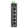 TRENDnet TI-ELC50 Ne pārvaldīts 5-portu Fast Ethernet tīkla slēdzis (10/100), 9.6–60V, sienas/DIN-sliedes stiprinājums
